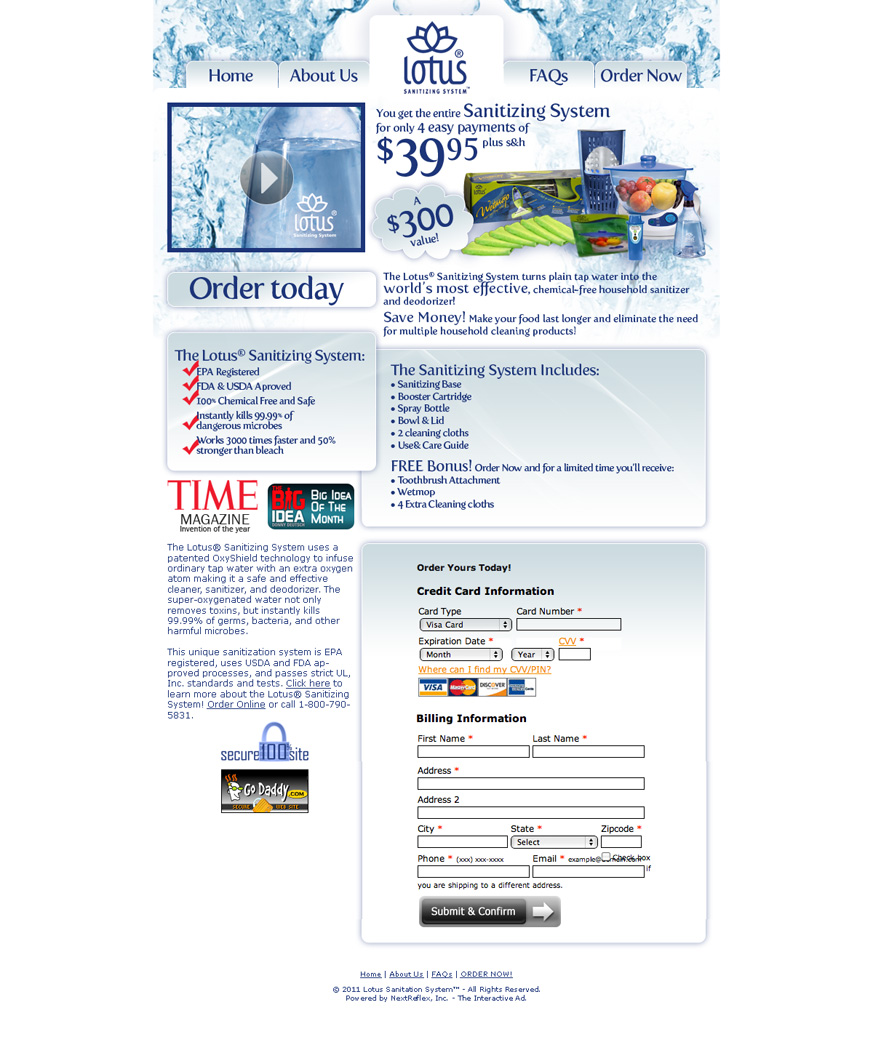 Lotus Sanitation System