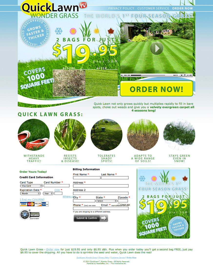 Quicklawn Wonder Grass